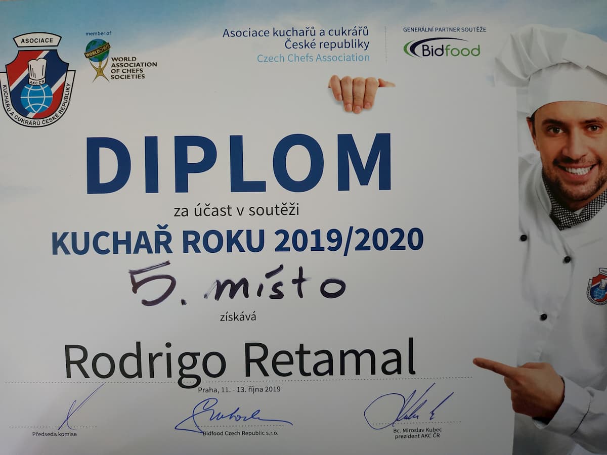 5. místo – Kuchař roku 2019/2020